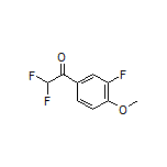 2,2-Difluoro-1-(3-fluoro-4-methoxyphenyl)ethanone
