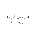 1-(3-Chloro-2-methylphenyl)-2,2-difluoroethanone