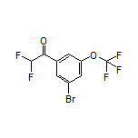 1-[3-Bromo-5-(trifluoromethoxy)phenyl]-2,2-difluoroethanone