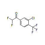 1-[3-Chloro-4-(trifluoromethyl)phenyl]-2,2-difluoroethanone