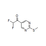 2,2-Difluoro-1-[2-(methylthio)pyrimidin-5-yl]ethanone