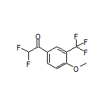 2,2-Difluoro-1-[4-methoxy-3-(trifluoromethyl)phenyl]ethanone