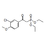 Diethyl [2-(3-Chloro-4-methoxyphenyl)-2-oxoethyl]phosphonate