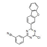3-[4-Chloro-6-(dibenzo[b,d]furan-3-yl)-1,3,5-triazin-2-yl]benzonitrile