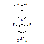 1-(2,6-Difluoro-4-nitrophenyl)-4-(dimethoxymethyl)piperidine