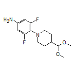 4-[4-(Dimethoxymethyl)piperidin-1-yl]-3,5-difluoroaniline