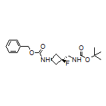 (1S,3S)-3-[(Boc-amino)methyl]-N-Cbz-3-fluorocyclobutan-1-amine