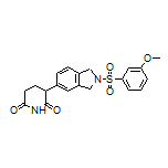 3-[2-[(3-Methoxyphenyl)sulfonyl]isoindolin-5-yl]piperidine-2,6-dione