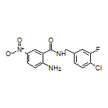 2-Amino-N-(4-chloro-3-fluorobenzyl)-5-nitrobenzamide
