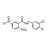 2-Amino-N-(3-chloro-4-fluorobenzyl)-5-nitrobenzamide
