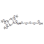 2-Oxo-1-[4,7,10-tris[2-(tert-butoxy)-2-oxoethyl]-1,4,7,10-tetraazacyclododecan-1-yl]-6,9,12,15-tetraoxa-3-azaoctadecan-18-oic Acid