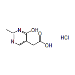 2-(4-Hydroxy-2-methylpyrimidin-5-yl)acetic Acid Hydrochloride