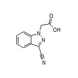 2-(3-Cyano-1H-indazol-1-yl)acetic Acid