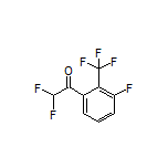 2,2-Difluoro-1-[3-fluoro-2-(trifluoromethyl)phenyl]ethanone