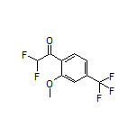 2,2-Difluoro-1-[2-methoxy-4-(trifluoromethyl)phenyl]ethanone