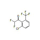 1-[2-Chloro-6-(trifluoromethyl)phenyl]-2,2-difluoroethanone
