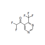 2,2-Difluoro-1-[4-(trifluoromethyl)pyrimidin-5-yl]ethanone