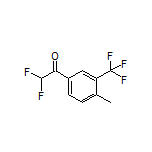 2,2-Difluoro-1-[4-methyl-3-(trifluoromethyl)phenyl]ethanone