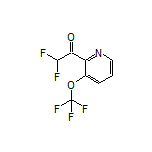 2,2-Difluoro-1-[3-(trifluoromethoxy)pyridin-2-yl]ethanone