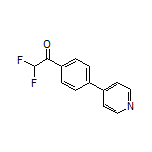 2,2-Difluoro-1-[4-(pyridin-4-yl)phenyl]ethanone