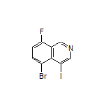5-Bromo-8-fluoro-4-iodoisoquinoline