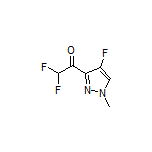 2,2-Difluoro-1-(4-fluoro-1-methyl-1H-pyrazol-3-yl)ethanone