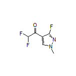 2,2-Difluoro-1-(3-fluoro-1-methyl-1H-pyrazol-4-yl)ethanone