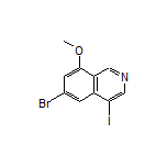 6-Bromo-4-iodo-8-methoxyisoquinoline