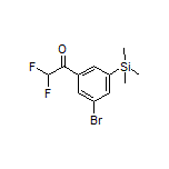 1-[3-Bromo-5-(trimethylsilyl)phenyl]-2,2-difluoroethanone