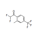2,2-Difluoro-1-[2-methyl-4-(trifluoromethyl)phenyl]ethanone