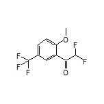 2,2-Difluoro-1-[2-methoxy-5-(trifluoromethyl)phenyl]ethanone