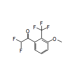 2,2-Difluoro-1-[3-methoxy-2-(trifluoromethyl)phenyl]ethanone
