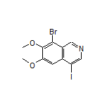 8-Bromo-4-iodo-6,7-dimethoxyisoquinoline