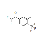 2,2-Difluoro-1-[3-methyl-4-(trifluoromethyl)phenyl]ethanone