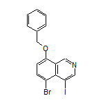 8-(Benzyloxy)-5-bromo-4-iodoisoquinoline