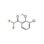 1-(3-Chloro-2-methoxyphenyl)-2,2-difluoroethanone