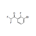 1-(3-Bromo-2-fluorophenyl)-2,2-difluoroethanone
