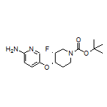 5-[[(3R,4S)-1-Boc-3-fluoro-4-piperidyl]oxy]pyridin-2-amine