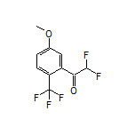 2,2-Difluoro-1-[5-methoxy-2-(trifluoromethyl)phenyl]ethanone