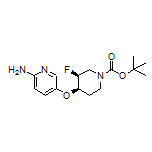 5-[[(3S,4R)-1-Boc-3-fluoropiperidin-4-yl]oxy]pyridin-2-amine