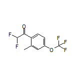 2,2-Difluoro-1-[2-methyl-4-(trifluoromethoxy)phenyl]ethanone
