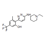 (R)-2-[6-[(1-Ethylpiperidin-3-yl)amino]pyridazin-3-yl]-3-methyl-5-(trifluoromethyl)phenol