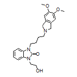 1-[4-(5,6-Dimethoxyisoindolin-2-yl)butyl]-3-(2-hydroxyethyl)-1,3-dihydro-2H-benzo[d]imidazol-2-one