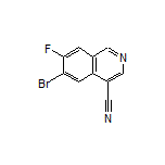 6-Bromo-7-fluoroisoquinoline-4-carbonitrile
