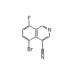 5-Bromo-8-fluoroisoquinoline-4-carbonitrile