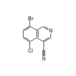 8-Bromo-5-chloroisoquinoline-4-carbonitrile