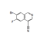 7-Bromo-6-fluoroisoquinoline-4-carbonitrile