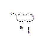 5-Bromo-7-chloroisoquinoline-4-carbonitrile