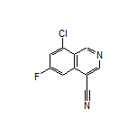8-Chloro-6-fluoroisoquinoline-4-carbonitrile