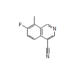 7-Fluoro-8-methylisoquinoline-4-carbonitrile